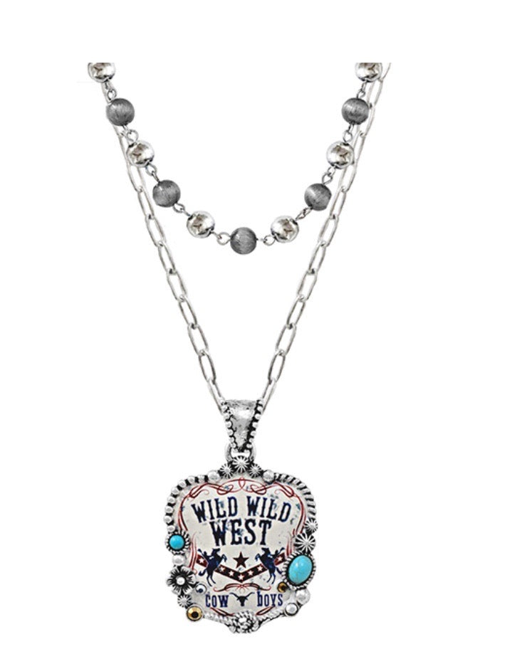 The Wild West Pendant Necklace