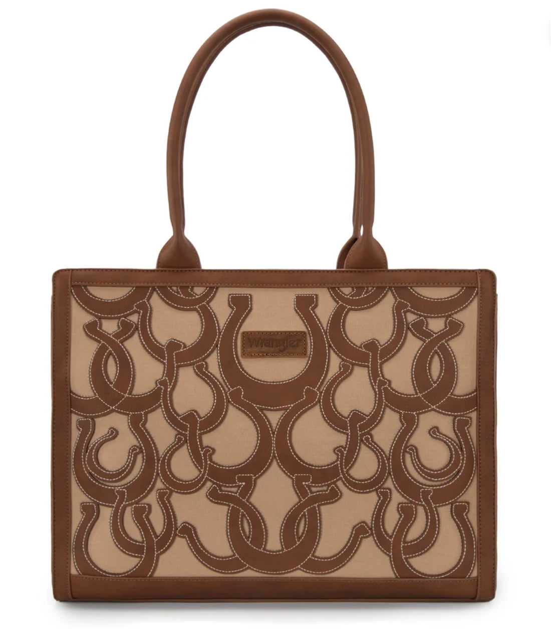 Wrangler Horseshoe Cutout Carry-All Large Tote Purse