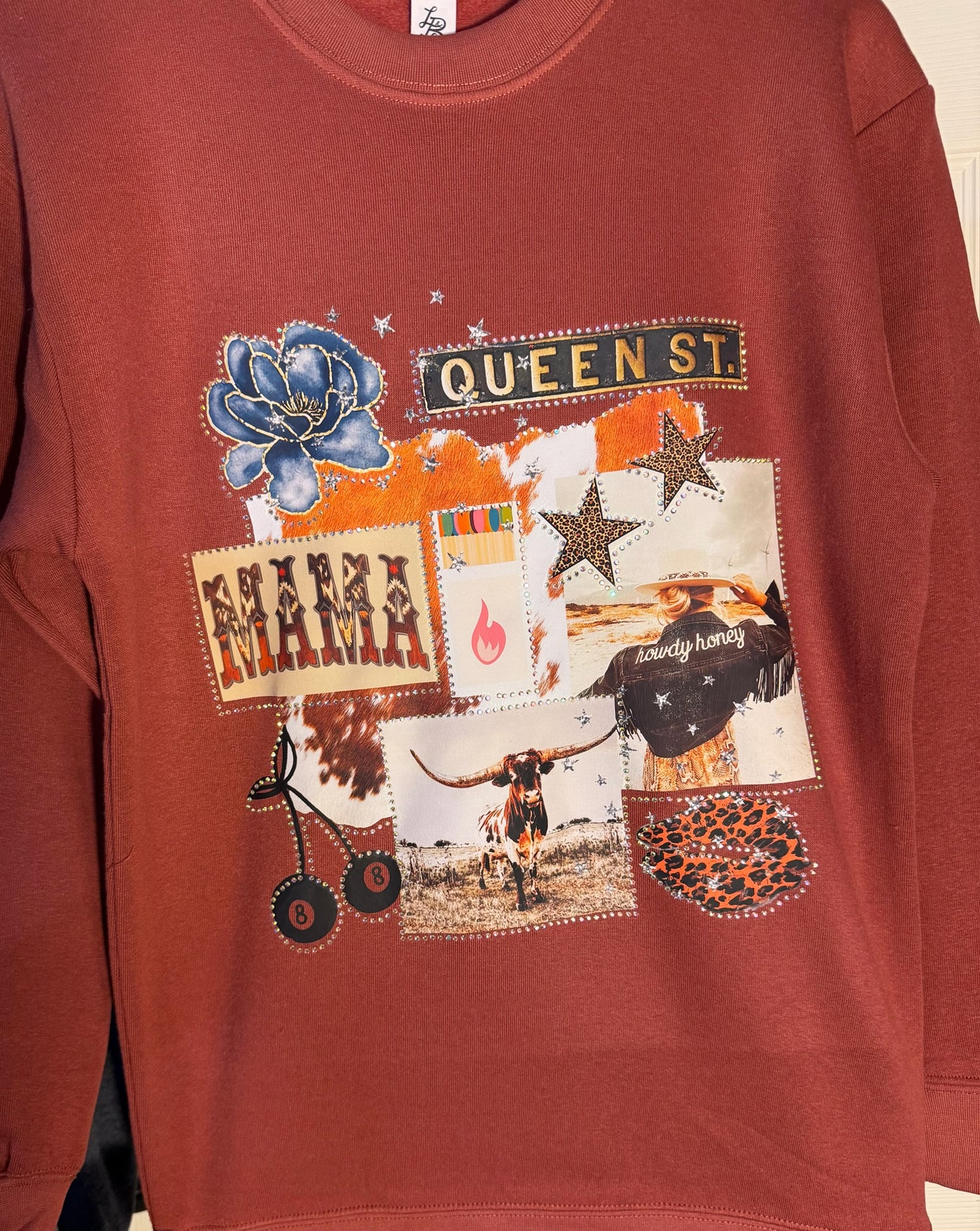 Rhinestone Mama Graphic Sweatshirt