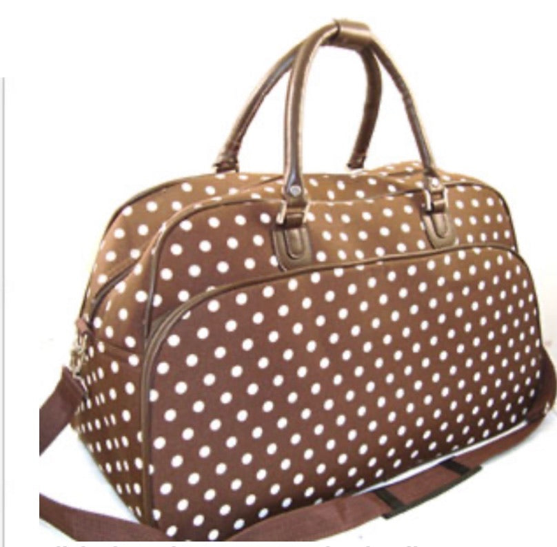 Canvas Carry-On Duffel Bag with Crossbody Strap
