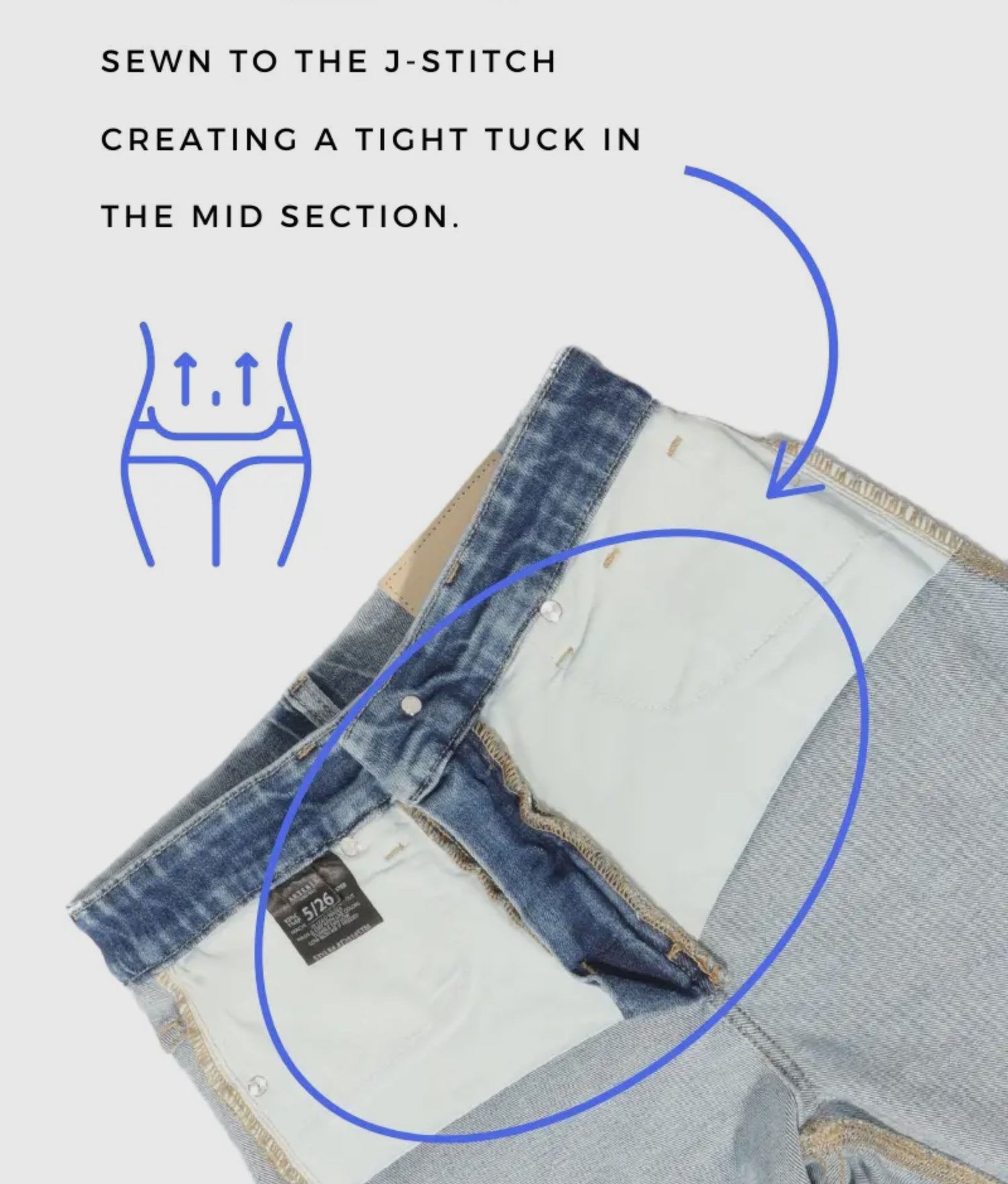 Artemis Vintage Tummy Control High Rise Wide Leg Jeans