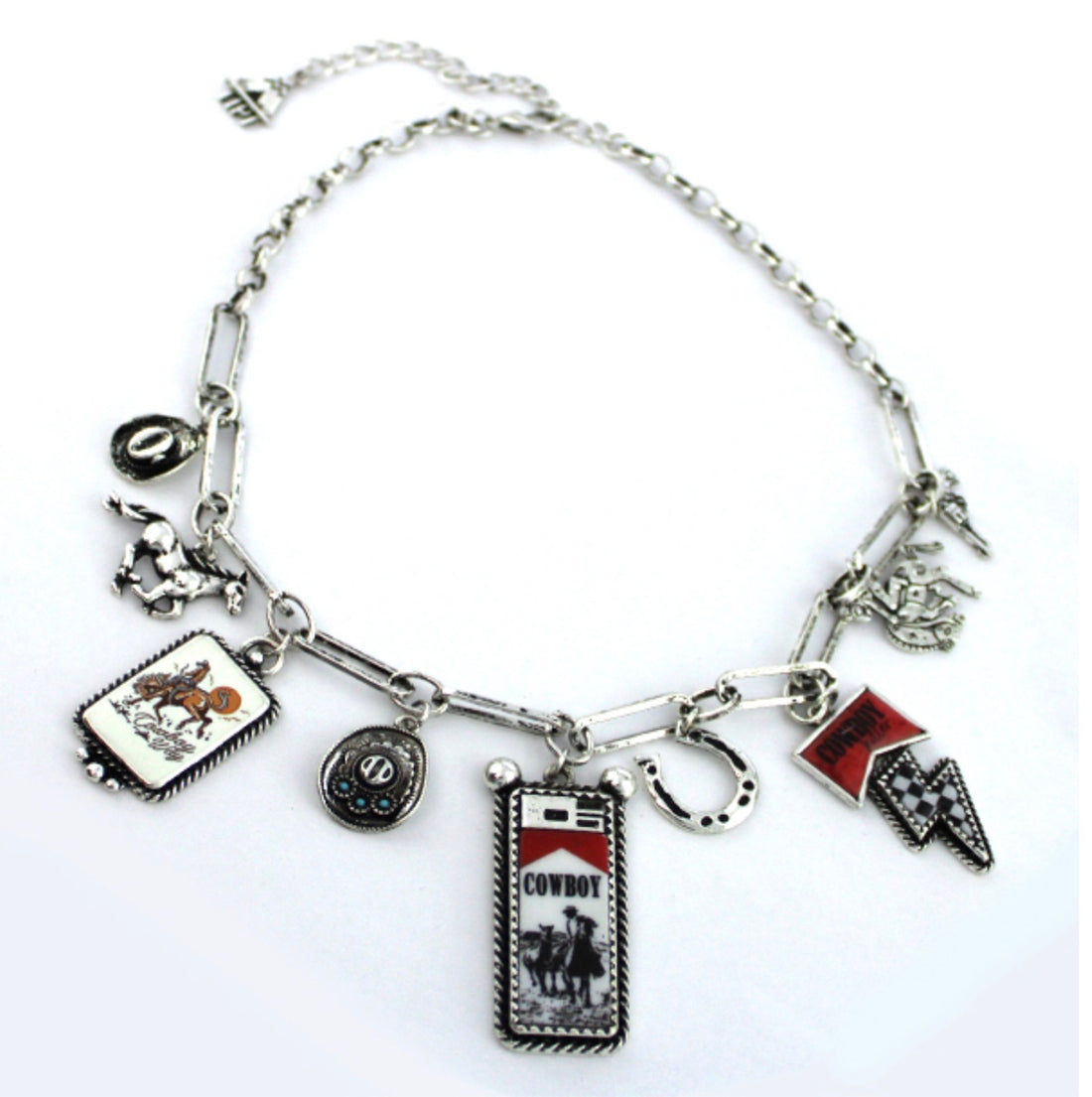 Marlboro Cowboy Charm Necklace