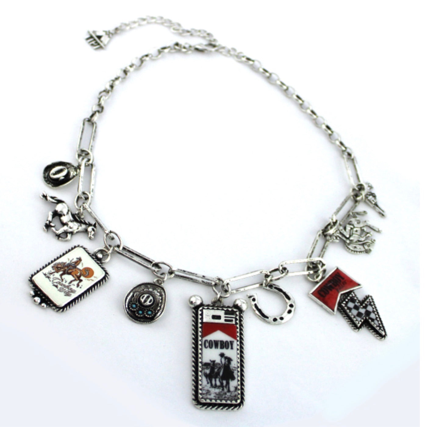 Marlboro Cowboy Charm Necklace