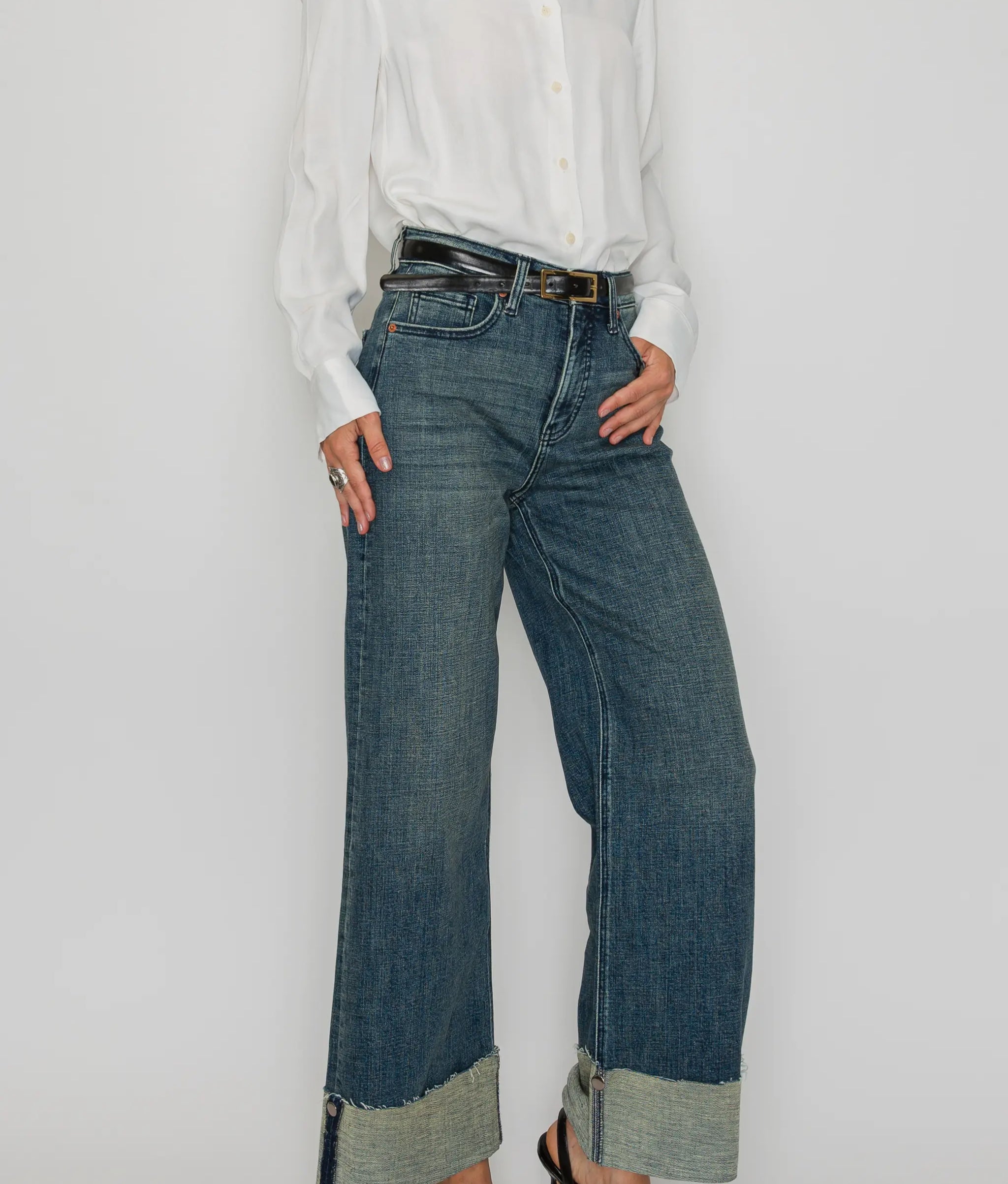 Artemis Vintage Tummy Control High Rise Wide Leg Jeans