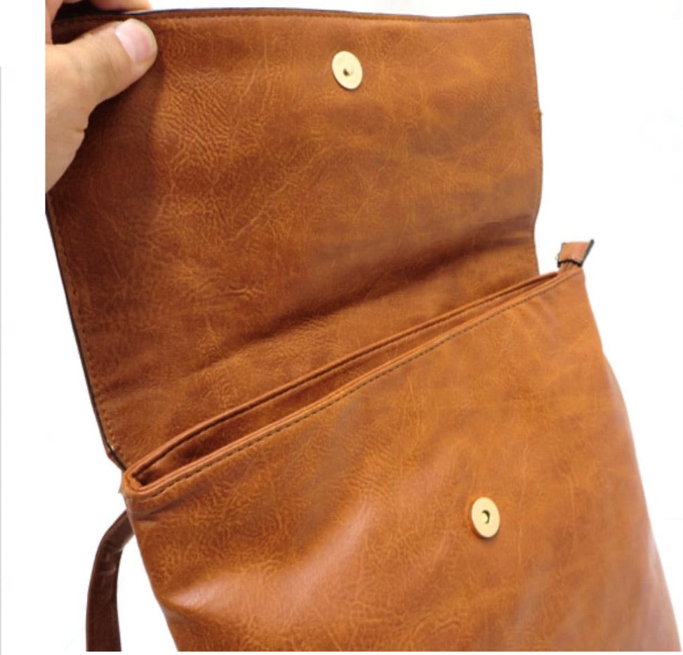 Convertable Fringe Backpack  with Back Pocket and Zip Closure