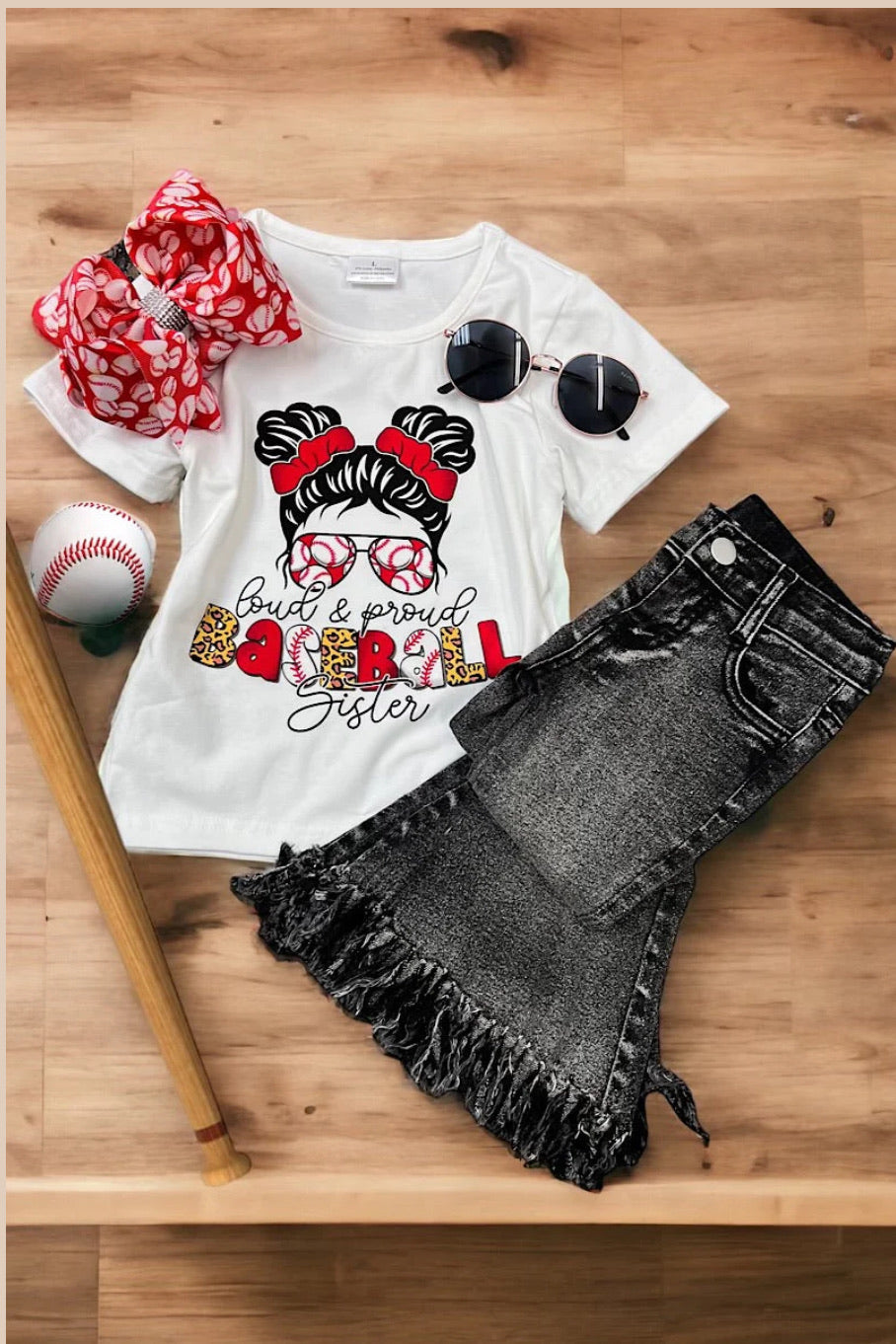 Loud and Proud Baseball SisterGraphic Tee