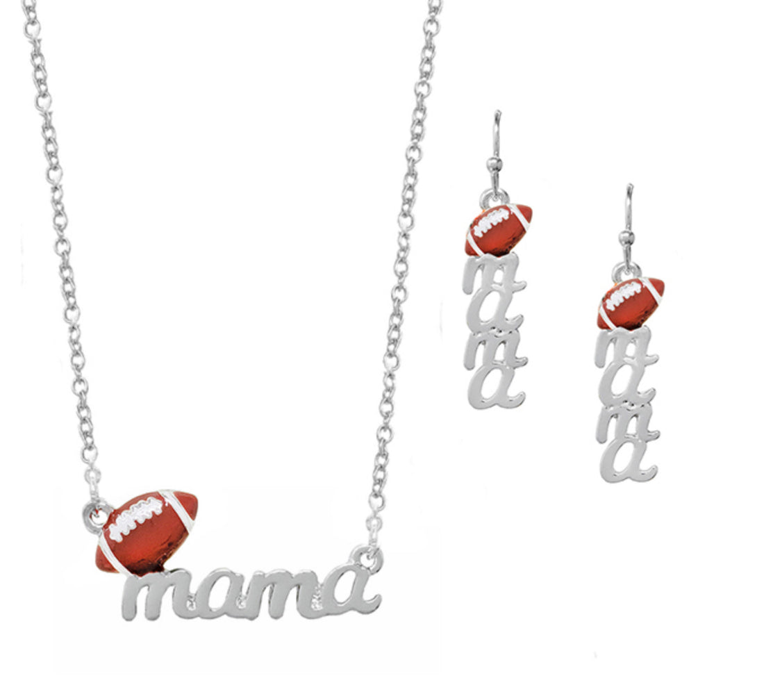 Sport “Mama”. Necklace &amp; Earring Set