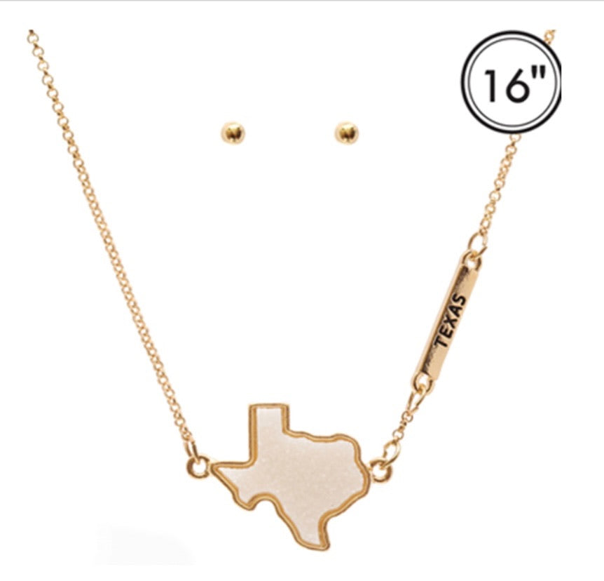 Texas Druzy Sparkle Necklace