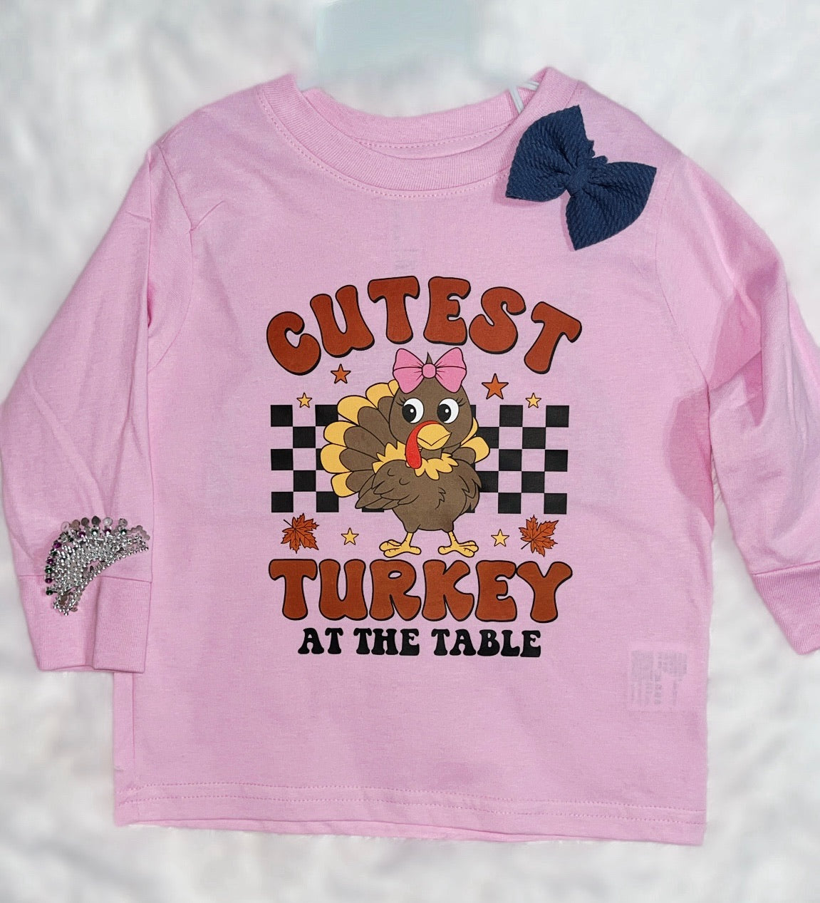 Cutest / Coolest Turkey At the Table Youth Graphic Shirts