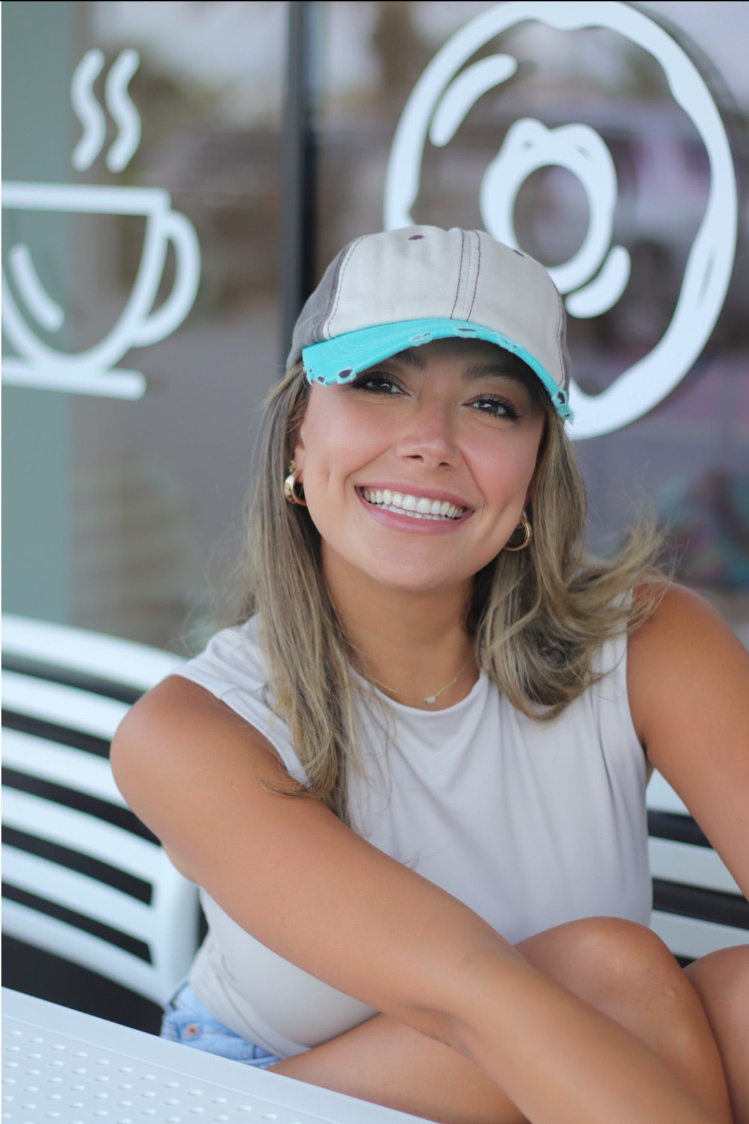 Women’s Distressed Ball Caps
