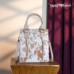 Trinity Ranch Hair On Cowhide Top Handle Crossbody