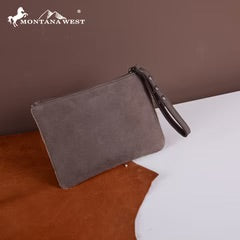 Montana West Hair On Cowhide Leather Wristlet