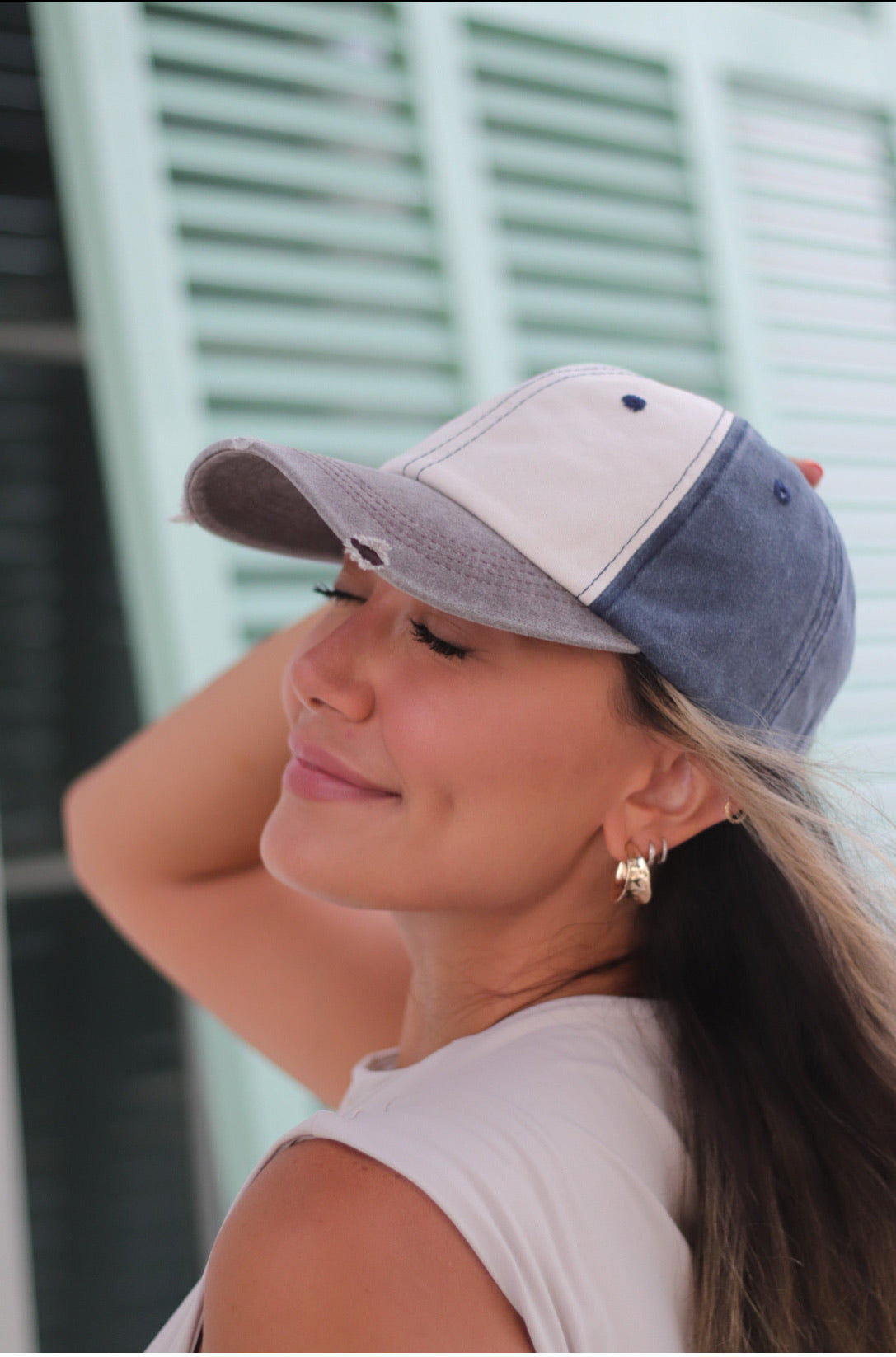 Women’s Distressed Ball Caps