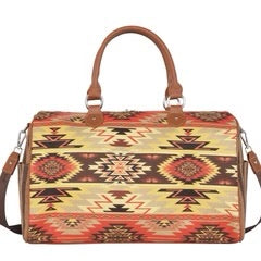 Montana West Aztec Canvas Weekender Bag