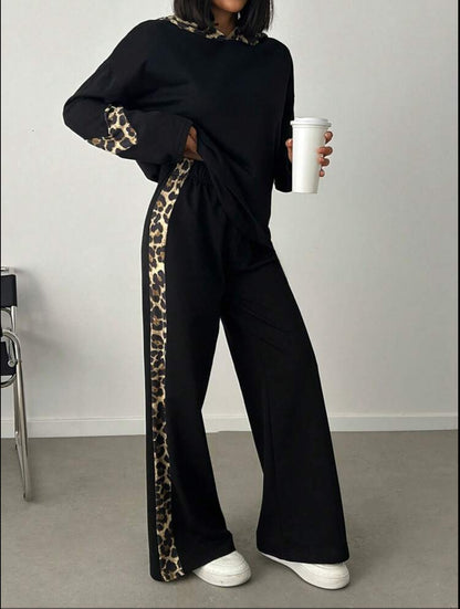 Leopard Chic 2 piece Outfit Set