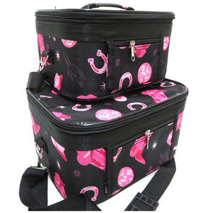 Disco Cowboy Overnight Makeup Box, 2pc Set