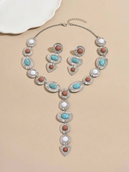 2 pc. Vintage Long Y Shaped Necklace