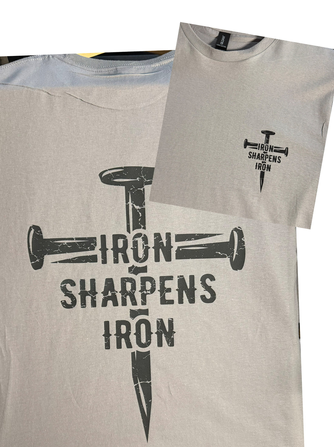 Iron Sharpens Iron Cross Graphic Tee