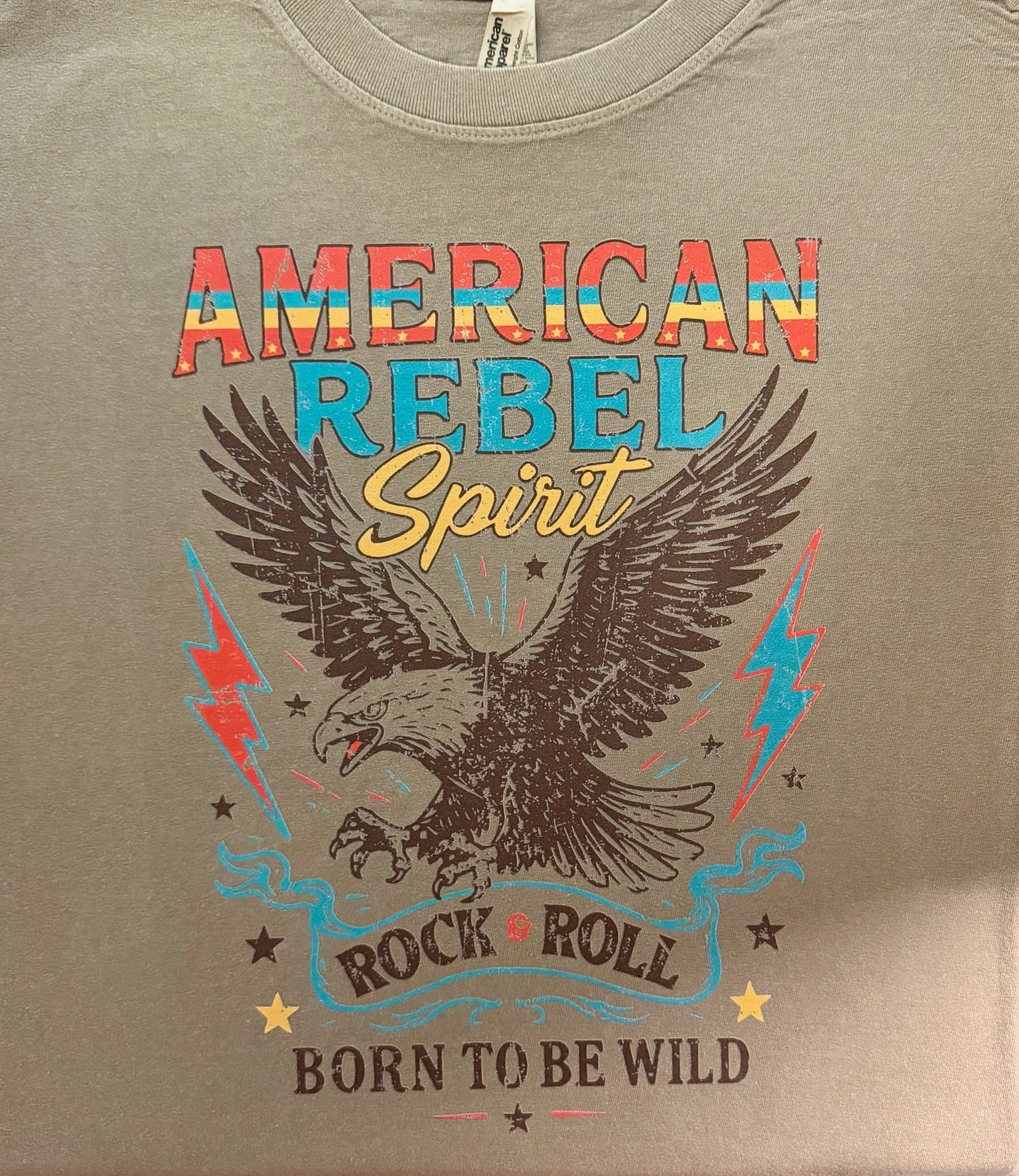 American Rebel Graphic Crop Tank Top