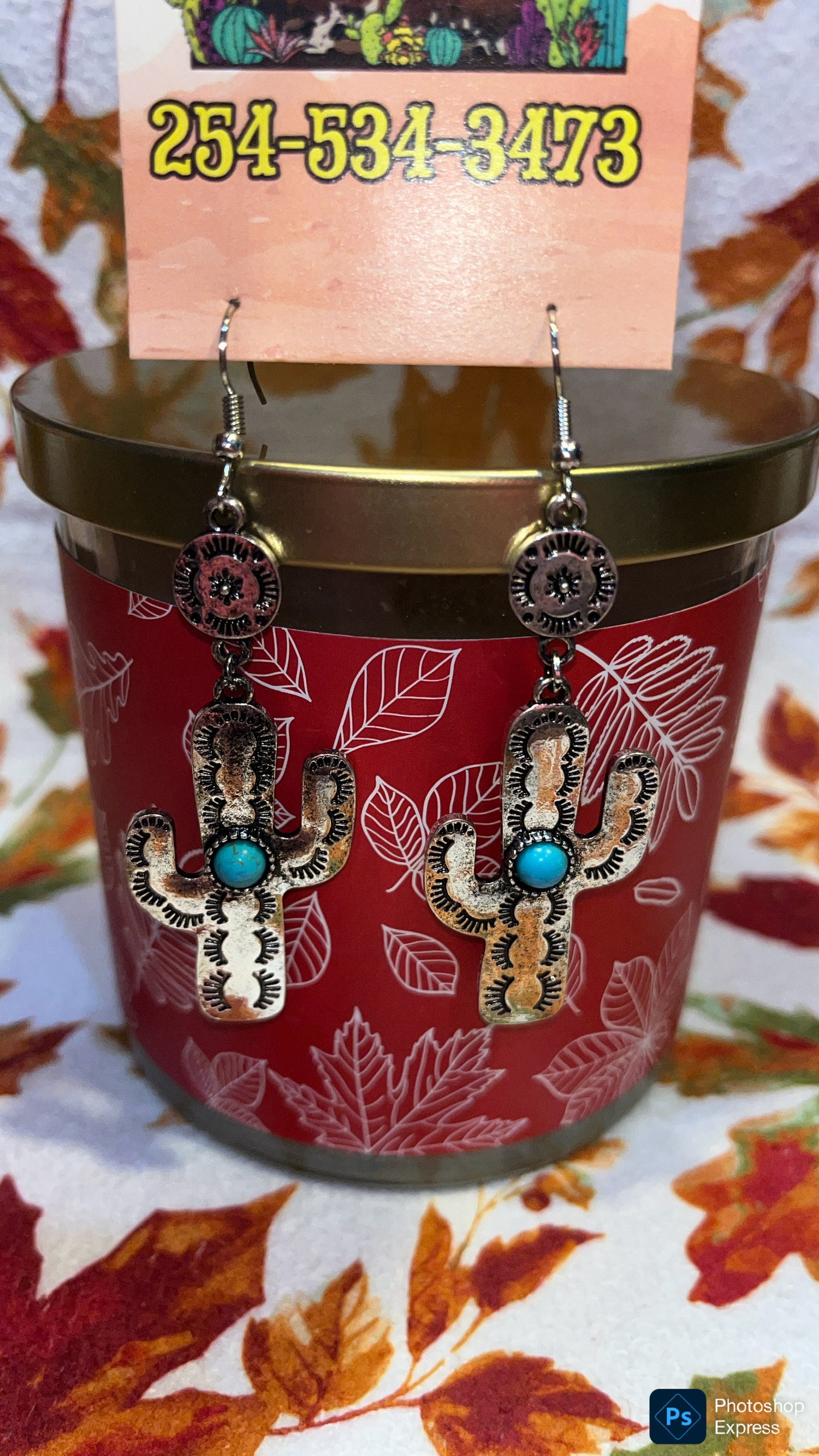 Western Themed Dangle Earrings