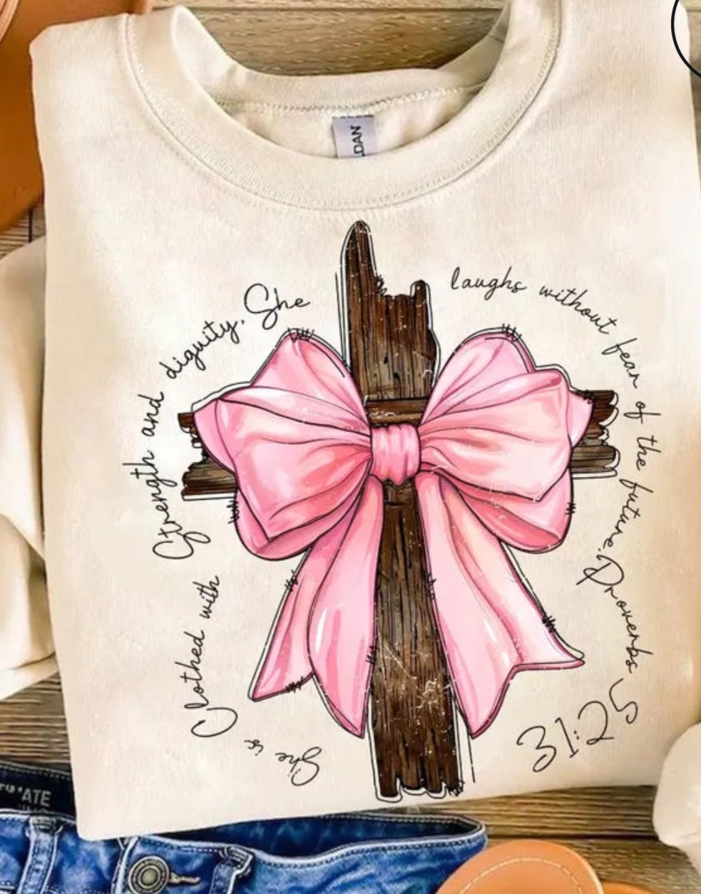 Proverbs Woman Graphic Sweat Shirt
