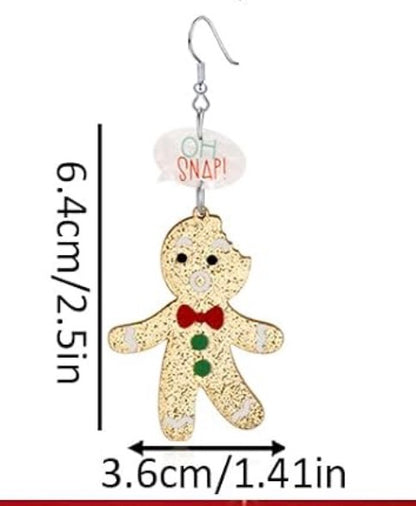 Acrylic Christmas Earrings