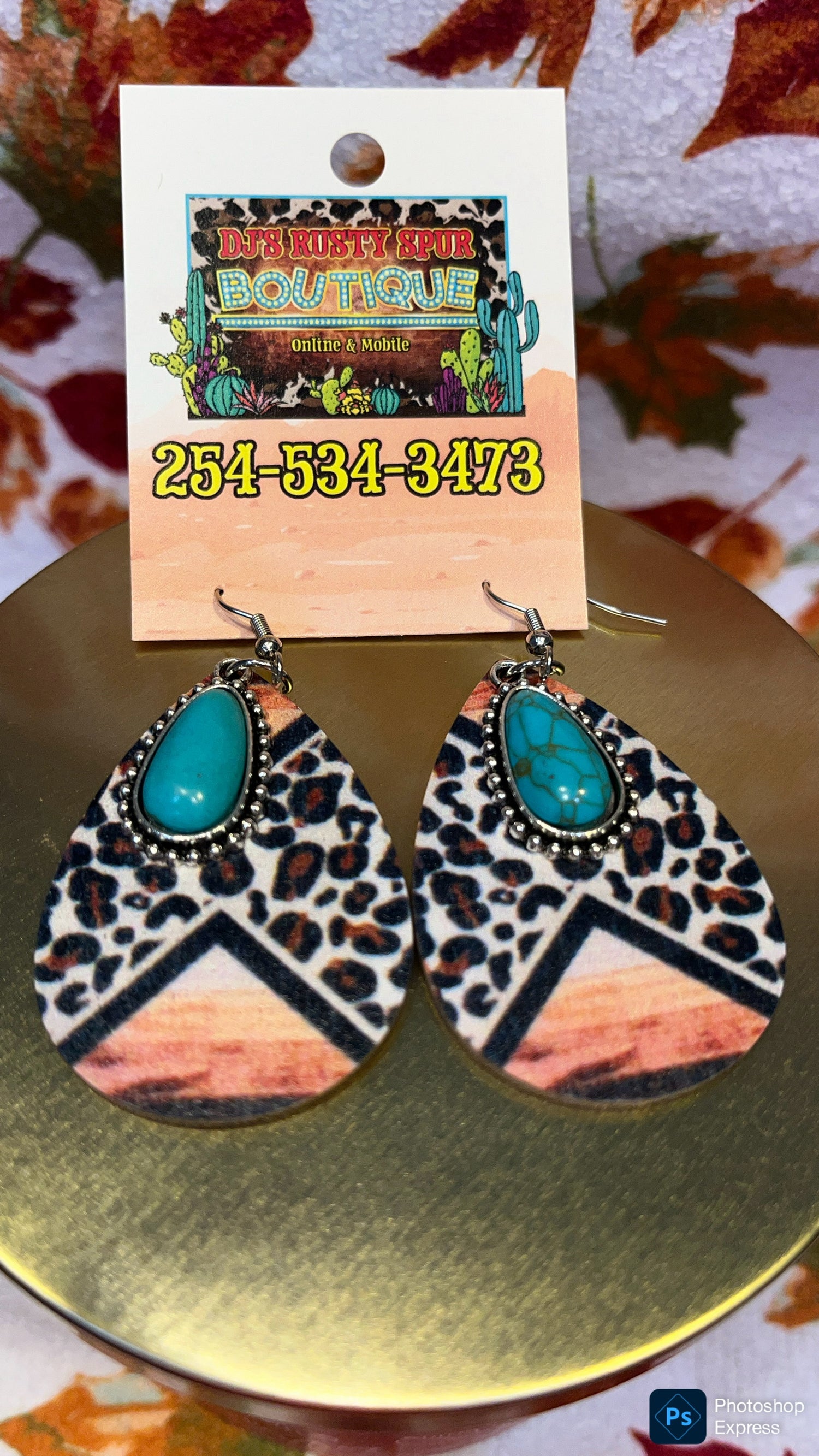 Western Themed Dangle Earrings