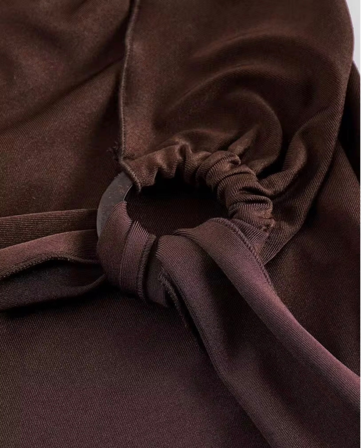 High Waist Midi Tie Wrap Skirt