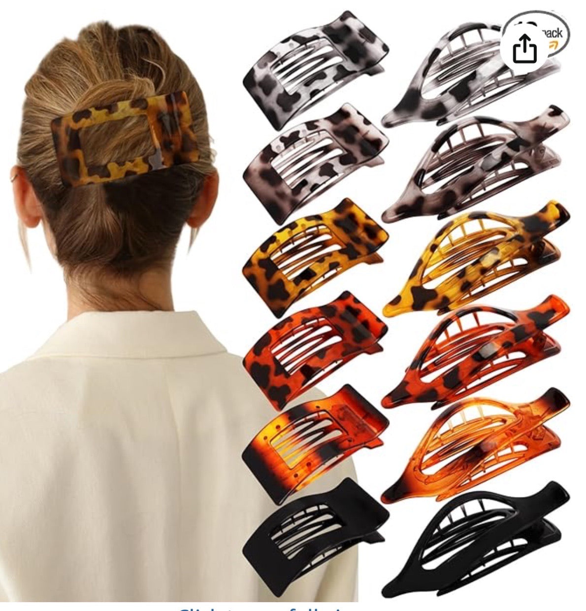 Velscrun Flat Hair Clips