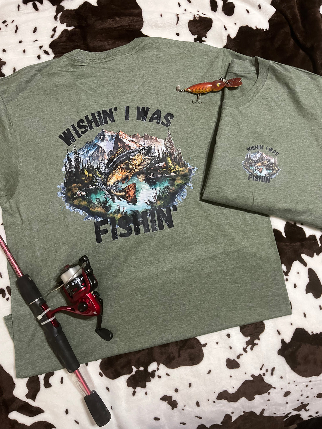 Wishin’ I Was Fishin’ Graphic Tee