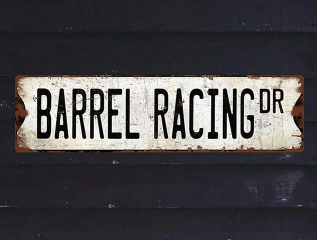 Barrel Racing Dr. Graphic Sign
