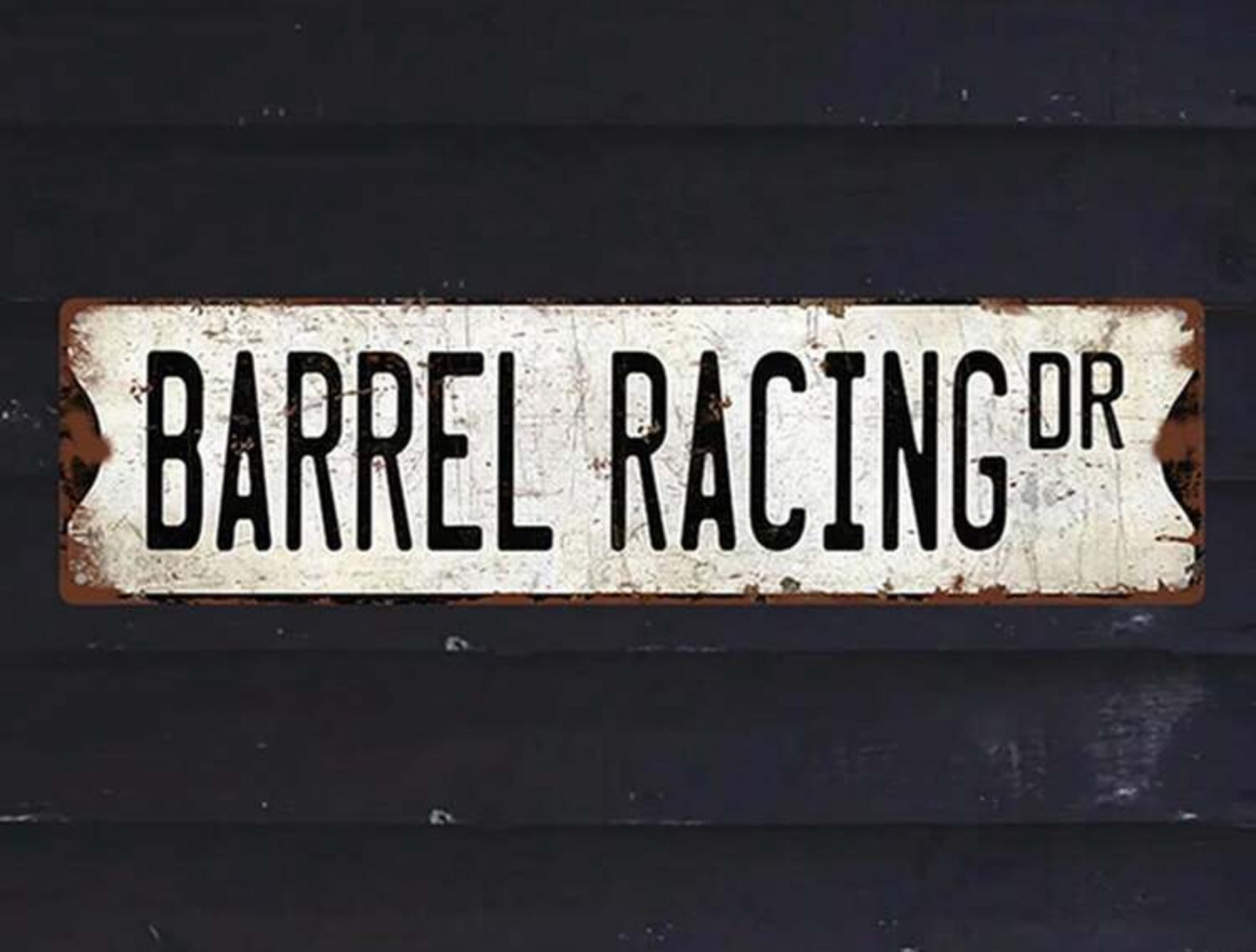 Barrel Racing Dr. Graphic Sign