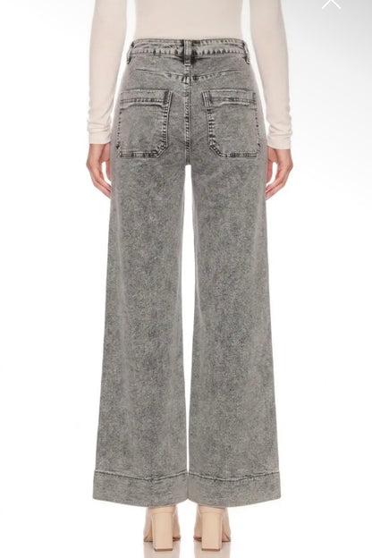 Blue By Artemis High Rise Palazzo Jeans