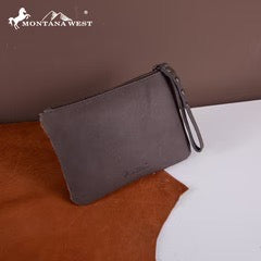 Montana West Hair On Cowhide Leather Wristlet