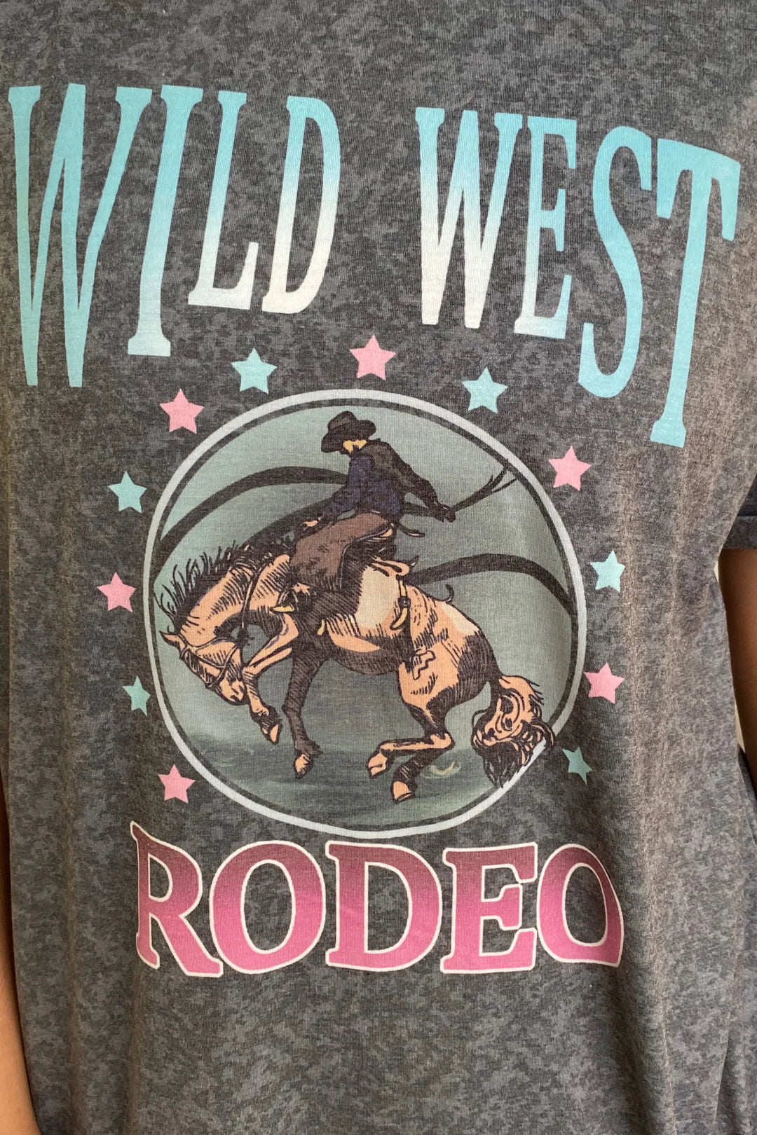 Wild West Rodeo Short Sleeve Top
