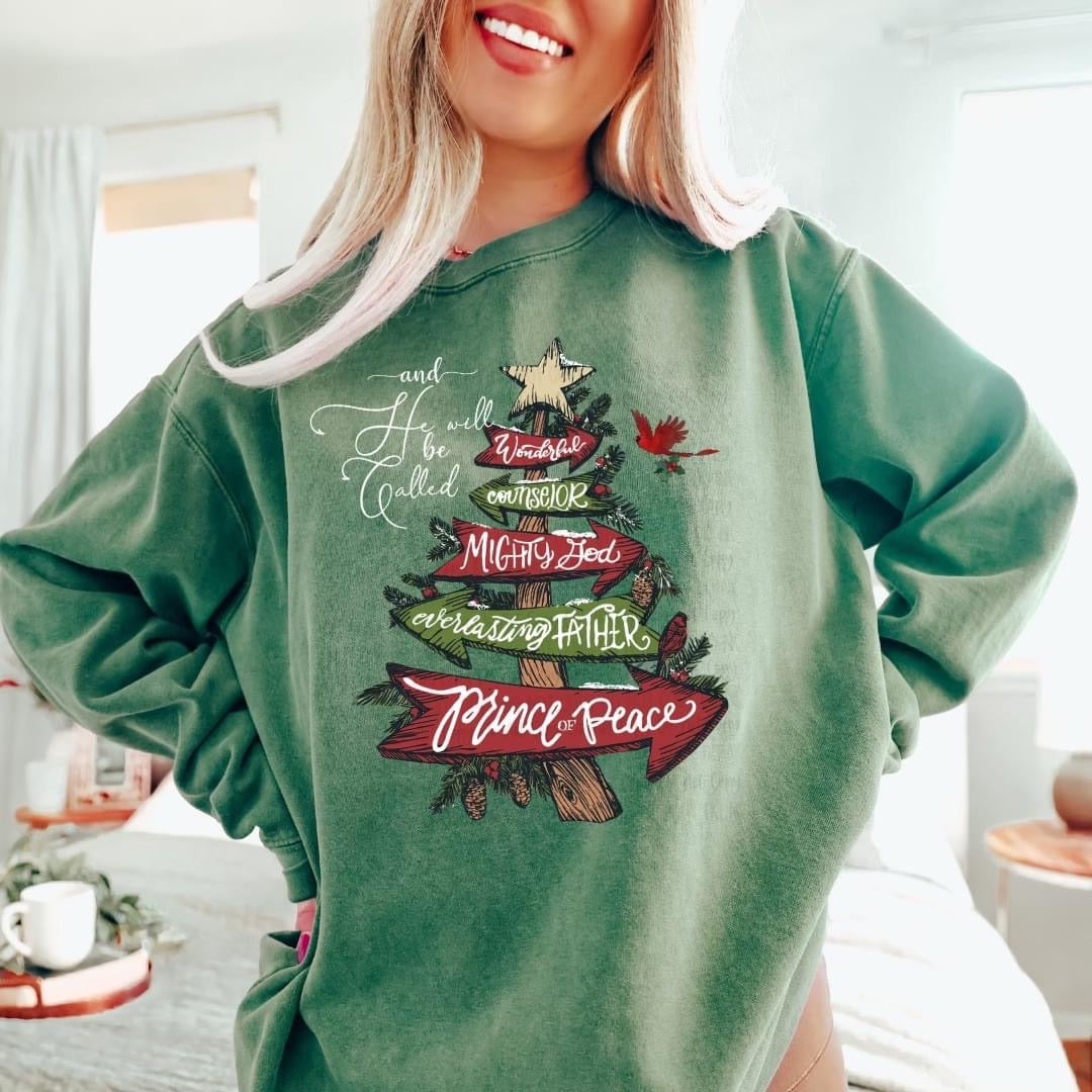 He Will Be Called.. Christmas Graphic Sweatshirt