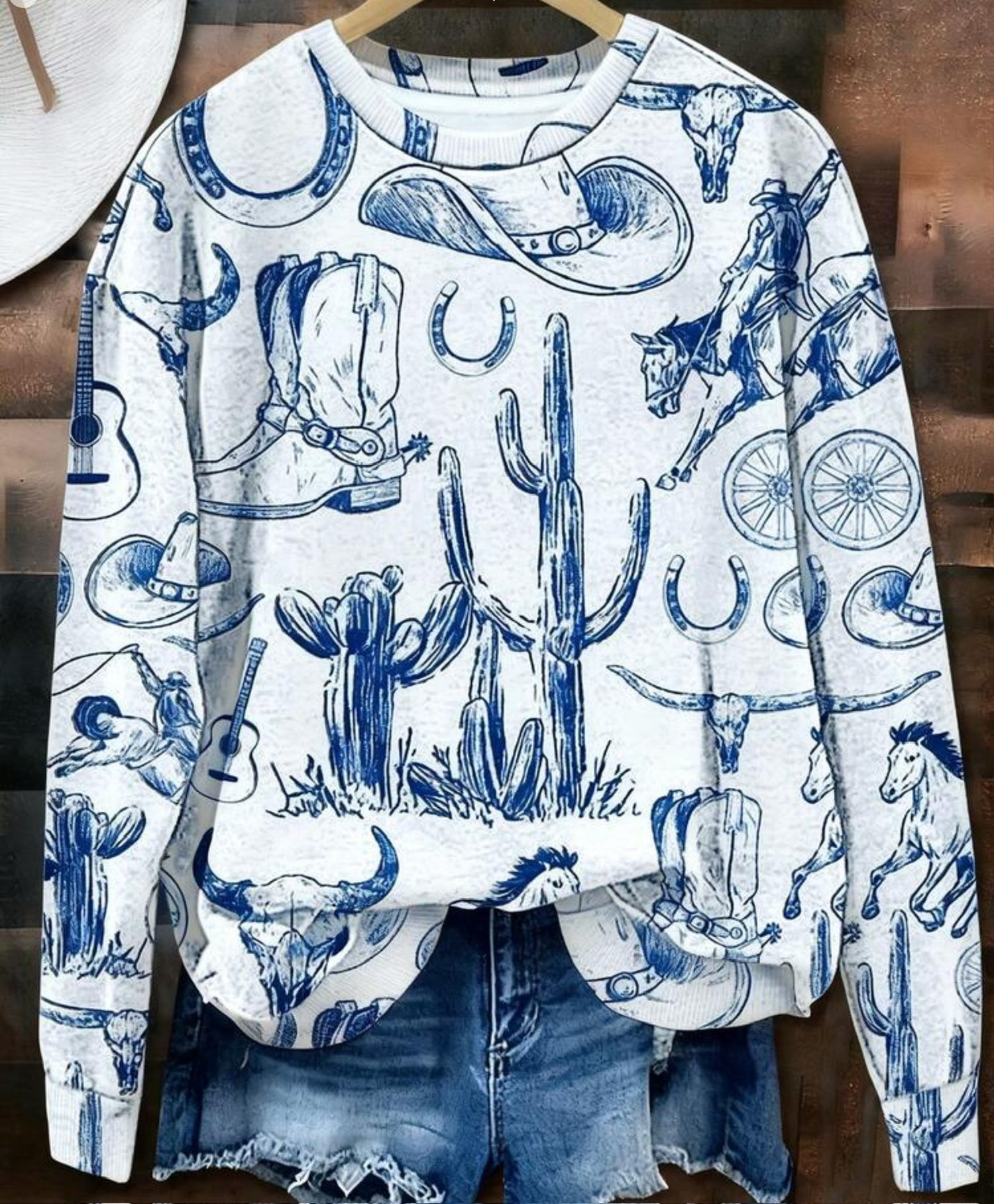 Western Graphic Sweatshirt