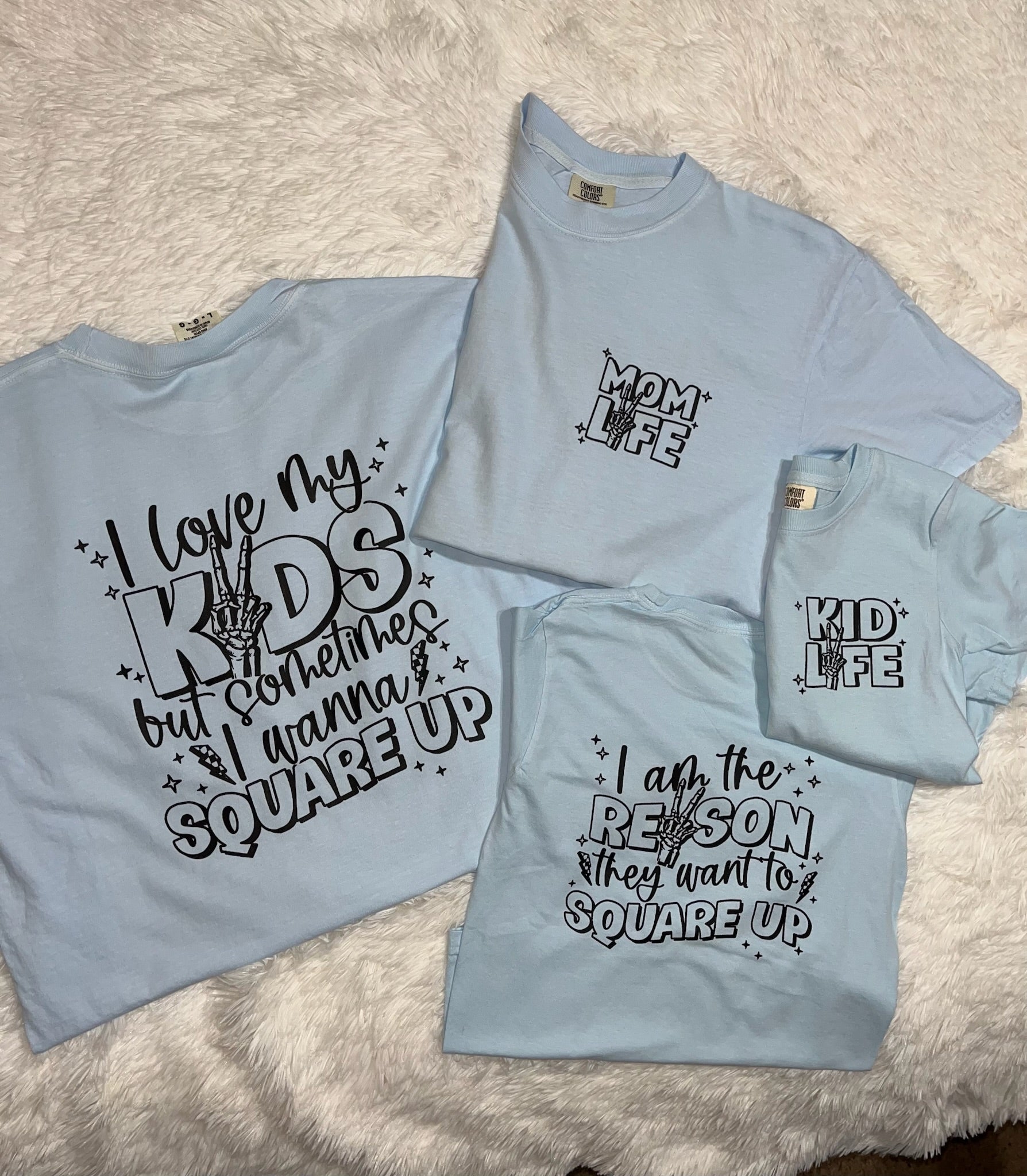 Mom Life vs. Kid Life Mommy And Me Graphic Tees