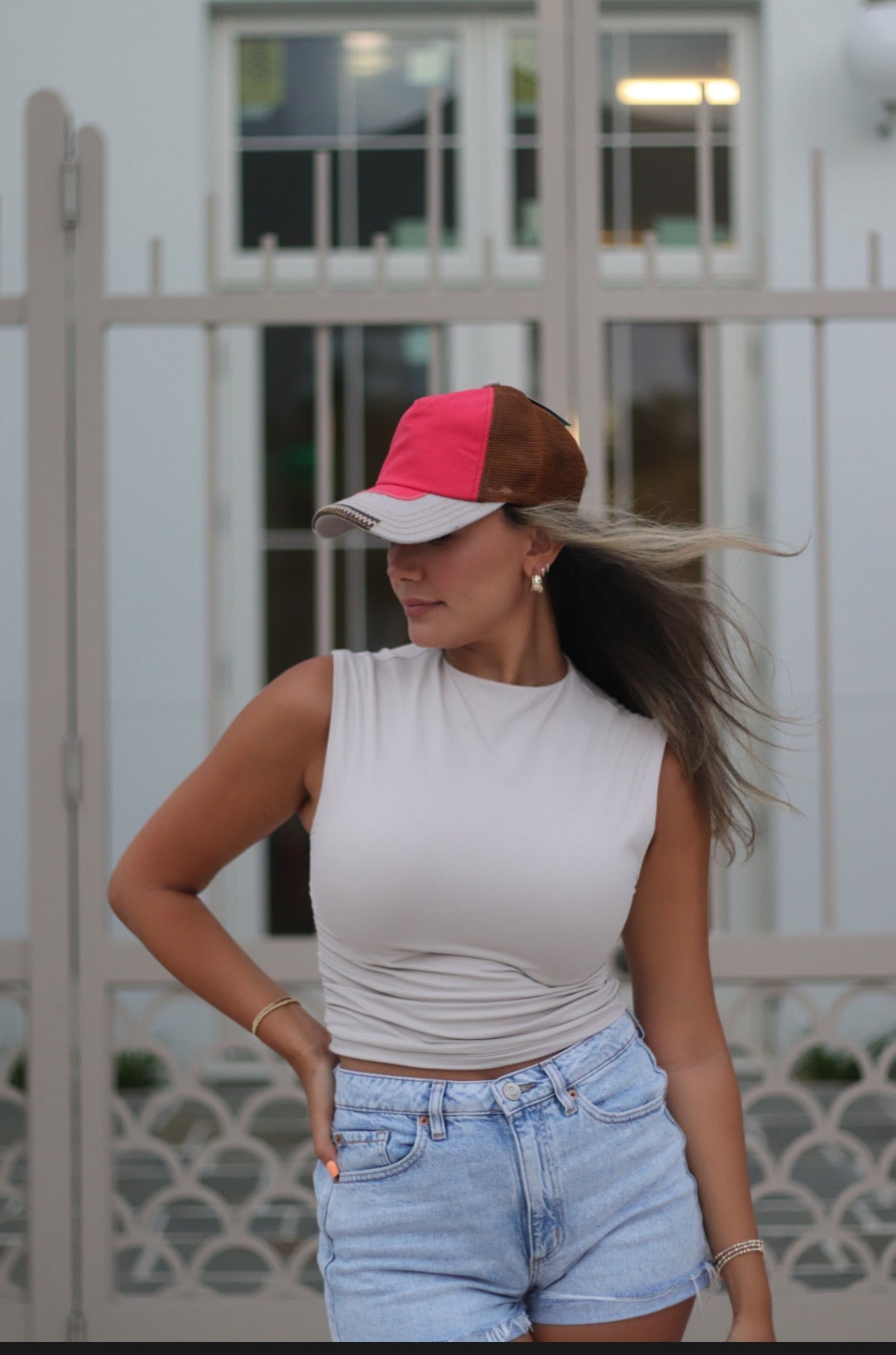 Women’s Distressed Ball Caps