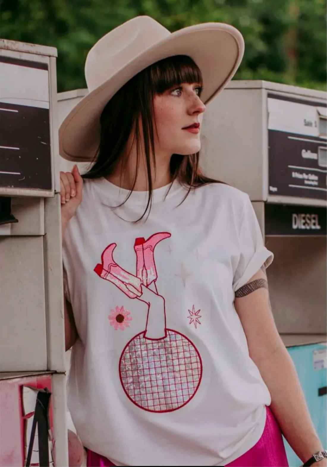 Cowgirl Sequin Disco Top