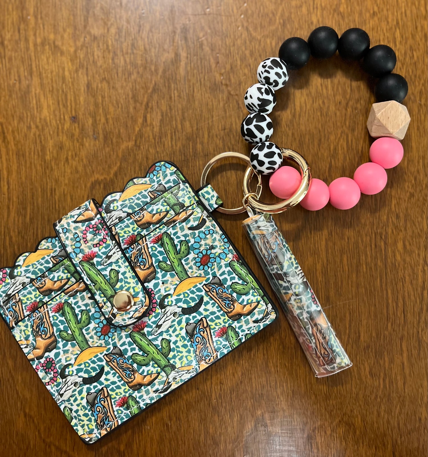 Bangle Keychain Wallet with ID Window