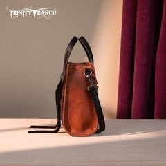 Trinity Ranch Concho Collection Mini Crossbody Tote