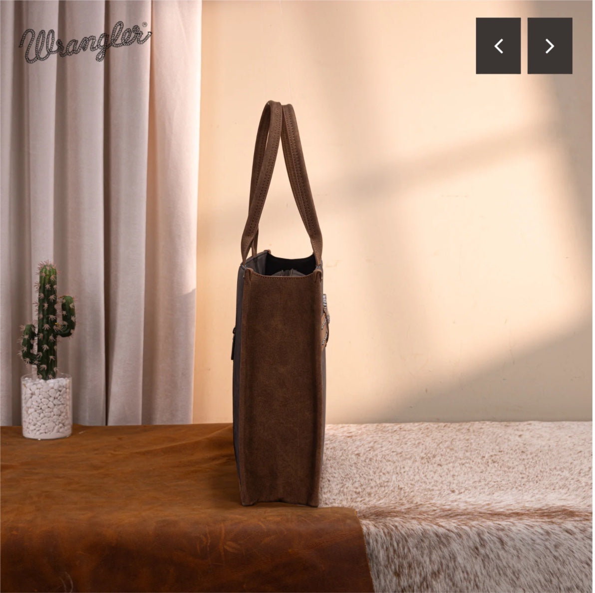 Wrangler Buckle Conceal Carry Crossbody Tote