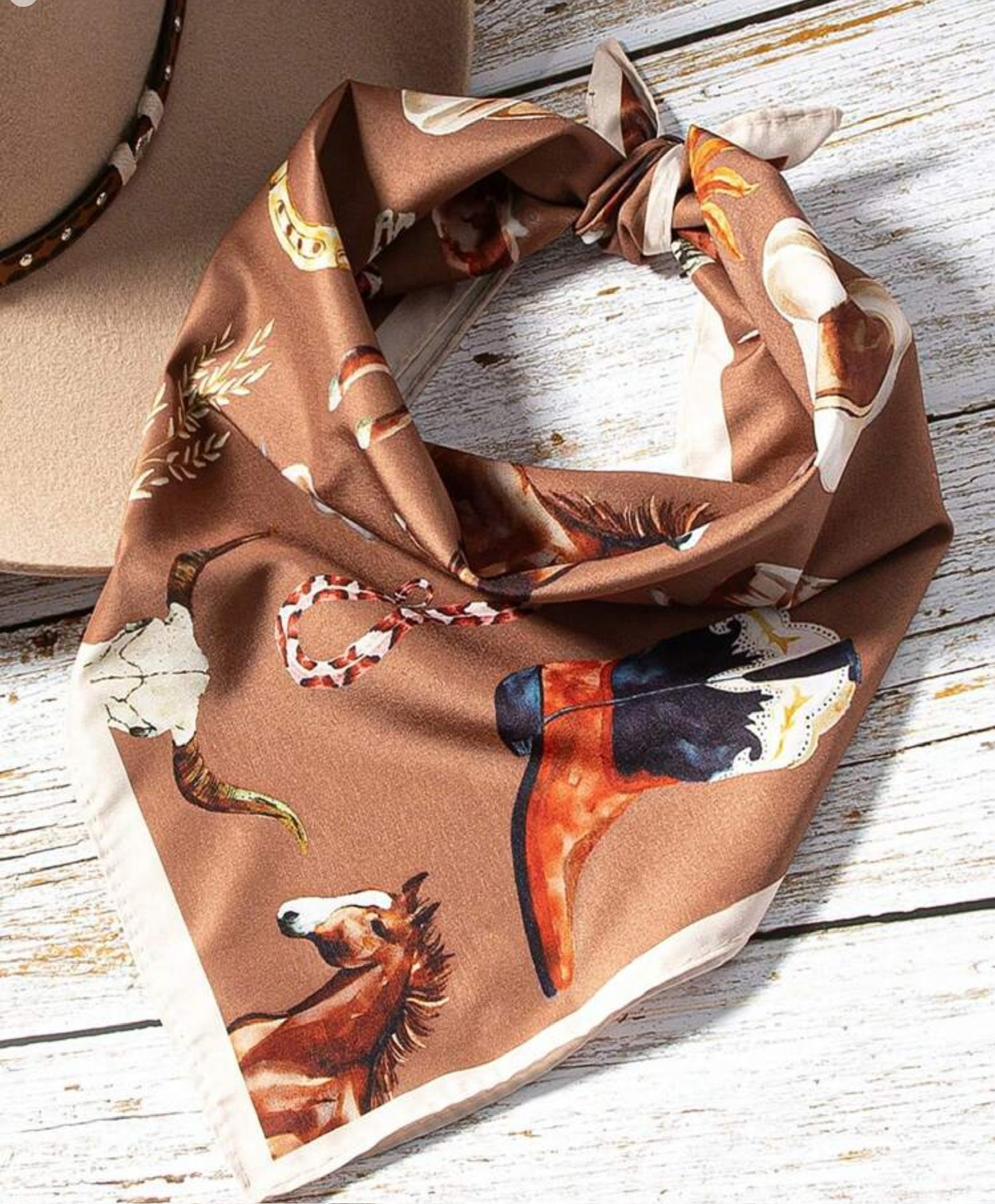 Western Paisley Wild West Bandanna