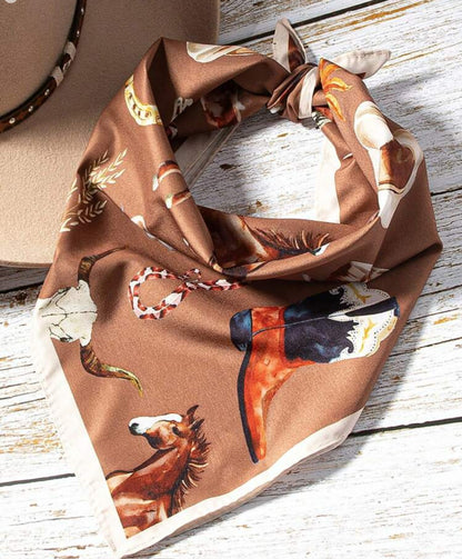 Western Paisley Wild West Bandanna