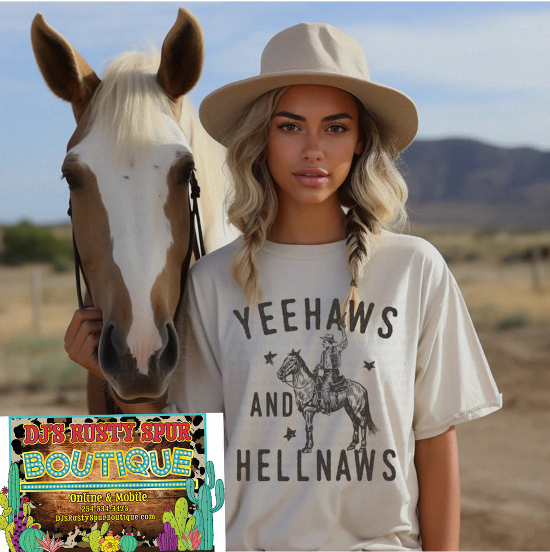 Yeehaw’s and Hellnaw’s Graphic Tee