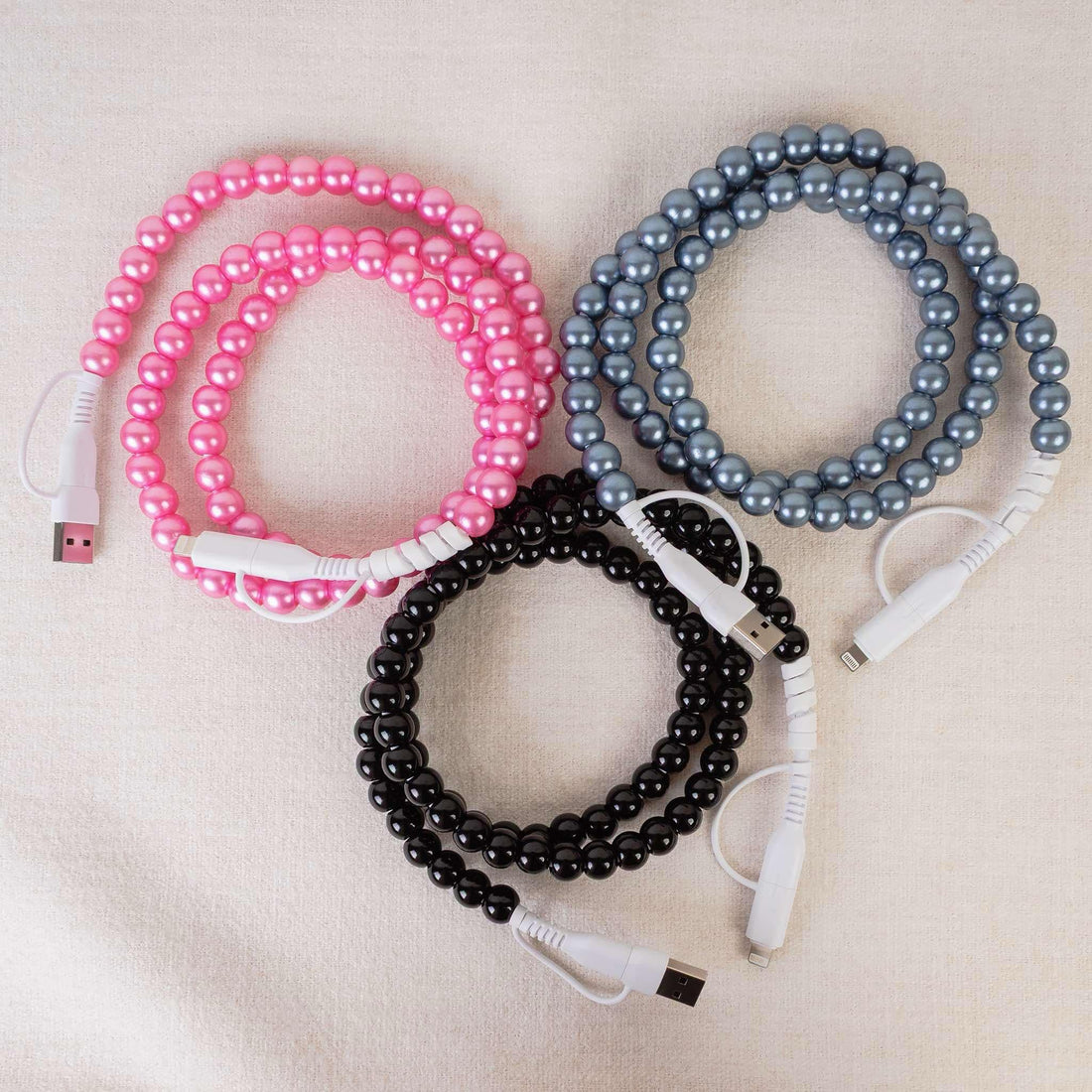 4-in-1 Beaded Charging Cable