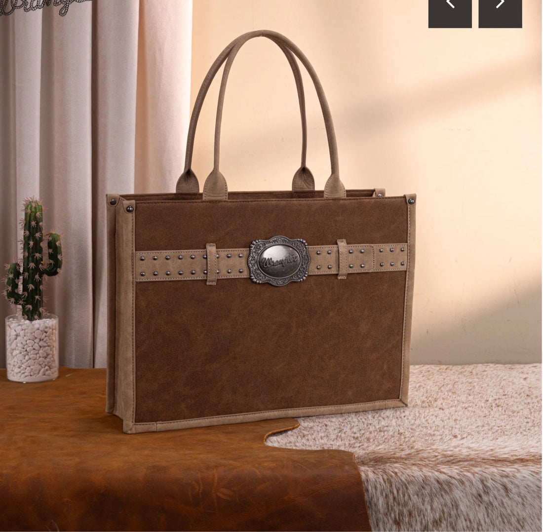 Wrangler Buckle Conceal Carry Crossbody Tote