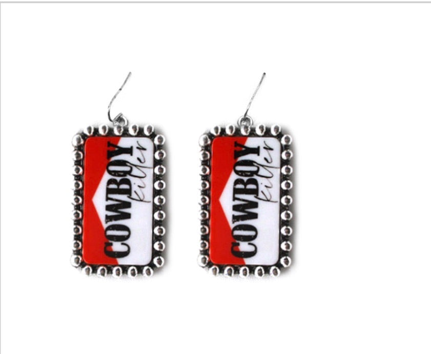 Cowboy Killer Dangle Earrings