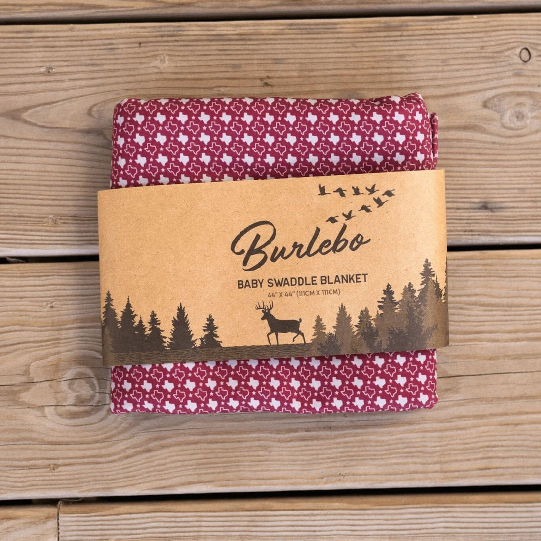 Burlebo Baby Swaddle- Blanket 44” X 44”